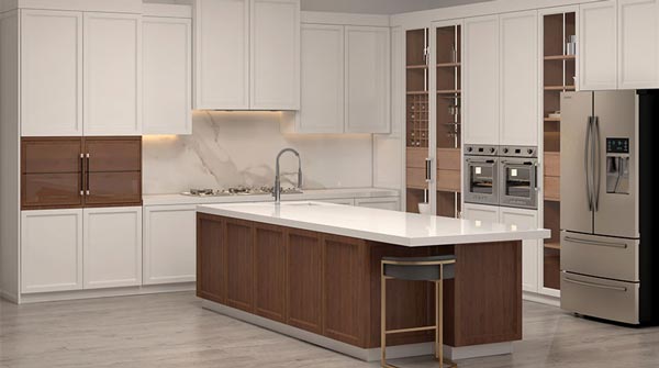 مدل کابینت آشپزخانه با طراحی جدید کلاسیک و مدرن