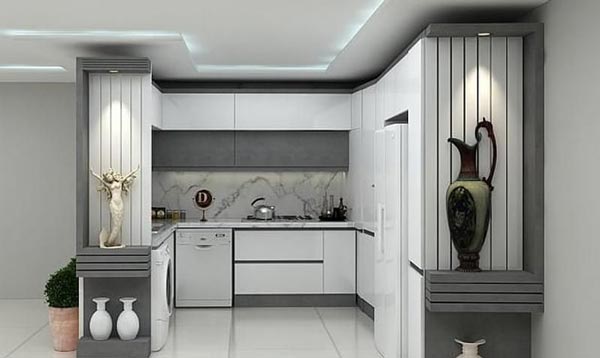 مدل کابینت آشپزخانه با طراحی جدید کلاسیک و مدرن