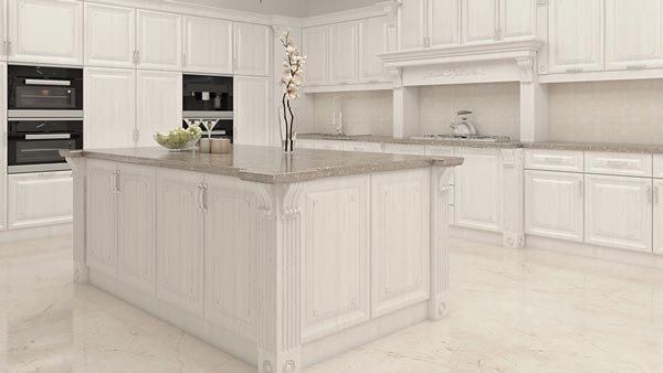 مدل کابینت آشپزخانه ایرانی جدید با ترکیب چوب و هایگلاس بسیار خاص