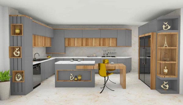 مدل کابینت ام دی اف طرح جدید از پرطرفدارترین انواع کابینت