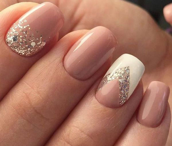 مدل طراحی ناخن اداری ساده بسیار زیبا مخصوص خانم های شاغل