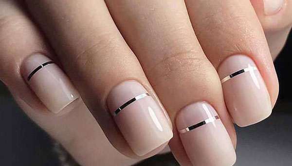 مدل طراحی ناخن اداری ساده بسیار زیبا مخصوص خانم های شاغل