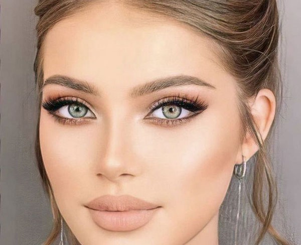 زیباترین مدل آرایش صورت مناسب عروسی و مهمانی بسیار زیبا