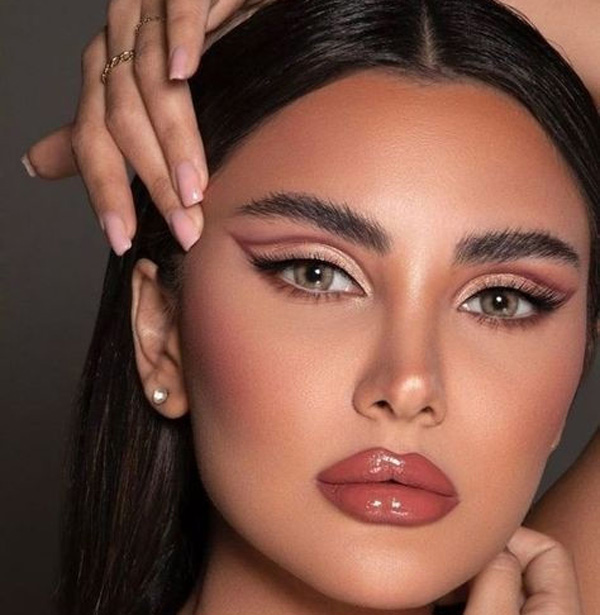 زیباترین مدل آرایش صورت مناسب عروسی و مهمانی بسیار زیبا