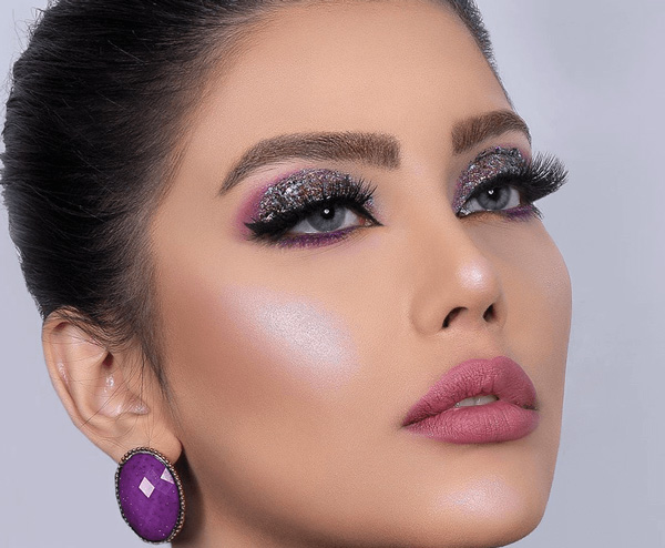 زیباترین مدل آرایش صورت مناسب عروسی و مهمانی بسیار زیبا