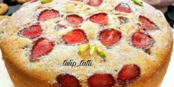 راز خوشمزگی کیک توت فرنگی و نکات کیک توت فرنگی خوشمزه و خانگی