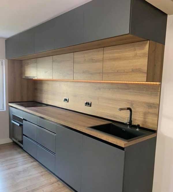 هایگلاس مدل کابینت آشپزخانه ایرانی جدید با رنگ پرطرفدار سفید شیک و لاکچری