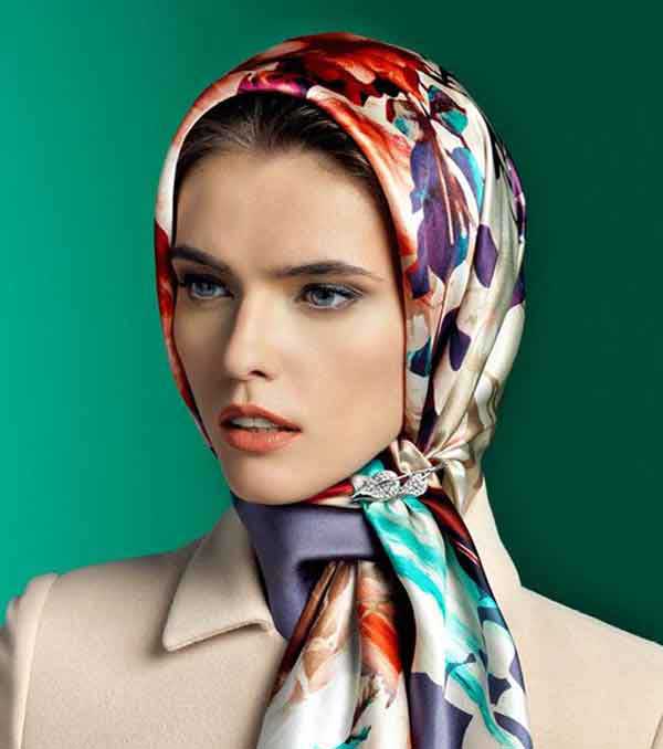 مدل بستن روسری با حجاب بهترین و جدیدترین مدل ها برای بستن روسری با حجاب