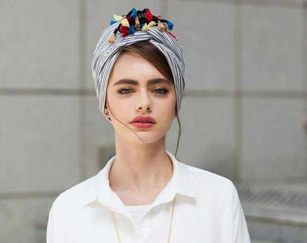 مدل بستن روسری برای عروسی روش هایی ساده و شیک برای بستن روسری