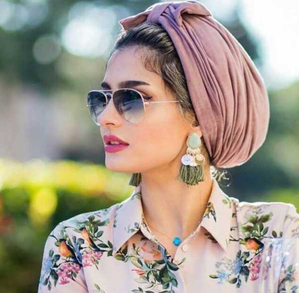 مدل بستن روسری برای عروسی روش هایی ساده و شیک برای بستن روسری