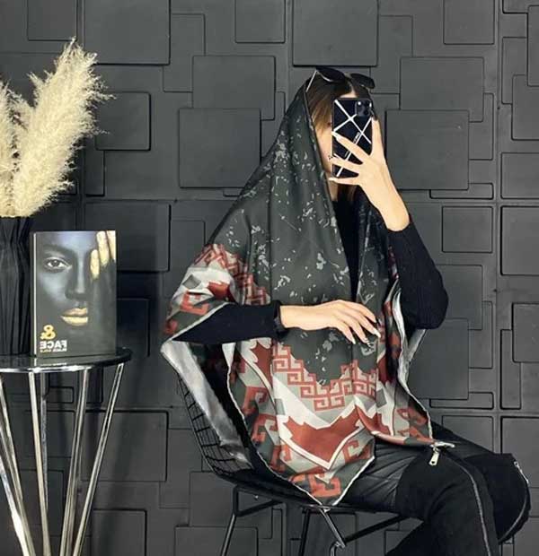 مدل بستن روسری بزرگ + جدیدترین و شیک ترین مدل ها برای بستن روسری بزرگ