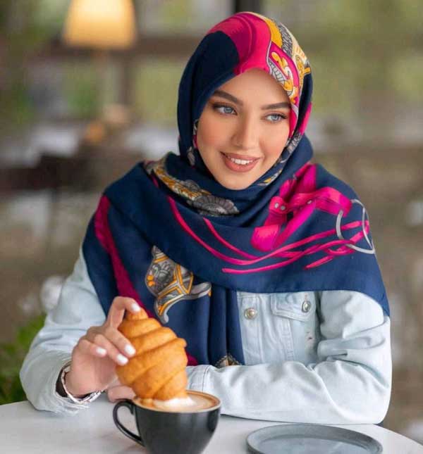 مدل بستن روسری بزرگ با حجاب + روش های متفاوت و بسیار شیک برای بستن روسری بزرگ