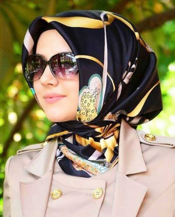 مدل بستن روسری بزرگ با حجاب + روش های متفاوت و بسیار شیک برای بستن روسری بزرگ