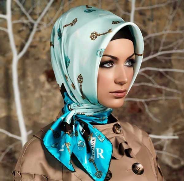 مدل بستن روسری بزرگ با حجاب + روش های متفاوت و بسیار شیک برای بستن روسری بزرگ