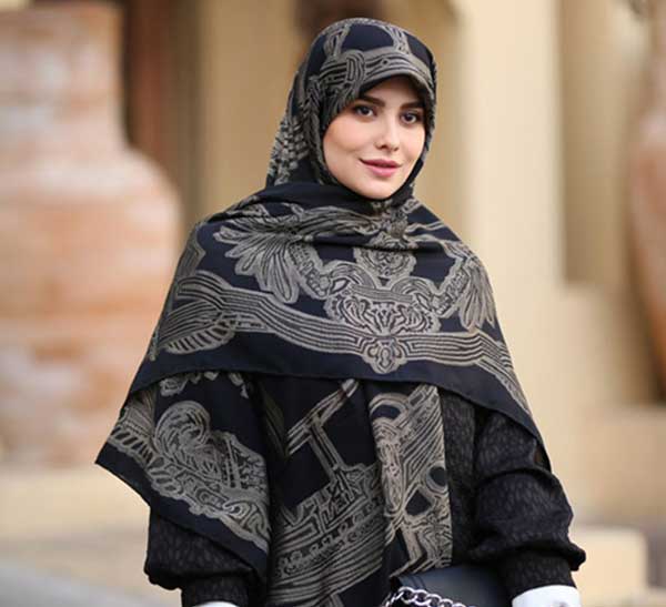 مدل بستن روسری بزرگ با حجاب + روش های متفاوت و بسیار شیک برای بستن روسری بزرگ