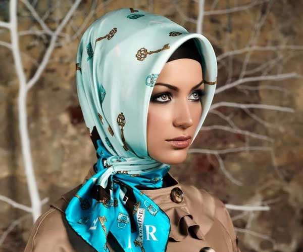 مدل بستن روسری لبنانی + جدیدترین و زیباترین مدل های بستن روسری لبنانی