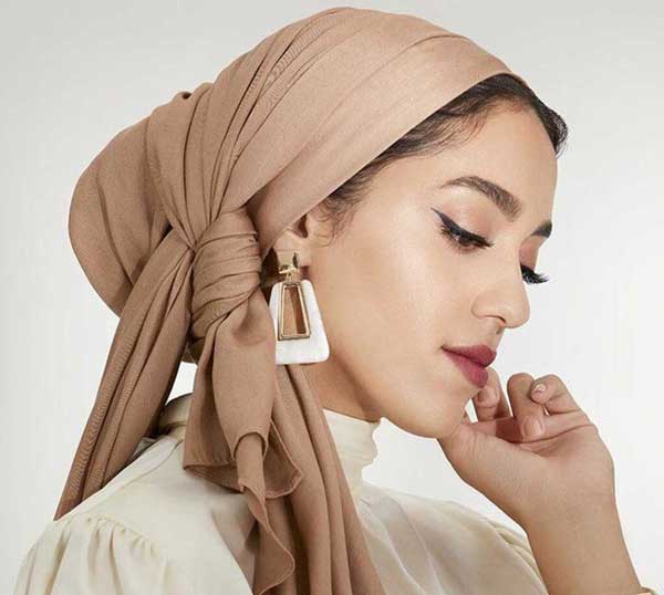 مدل بستن روسری مجلسی شیک زیباترین و ساده ترین روش ها برای بستن روسری مجلسی