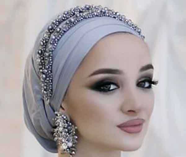 مدل بستن روسری مجلسی شیک زیباترین و ساده ترین روش ها برای بستن روسری مجلسی