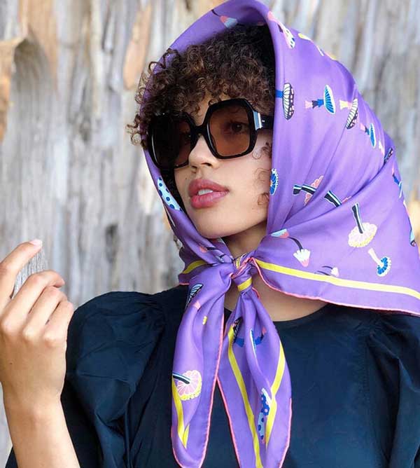 مدل بستن روسری کوتاه با روش های ساده و بسیار زیبا