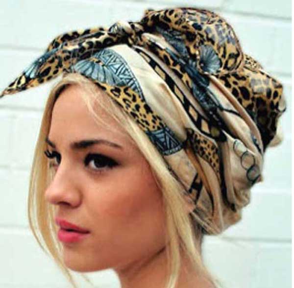 مدل بستن روسری کوتاه با روش های ساده و بسیار زیبا