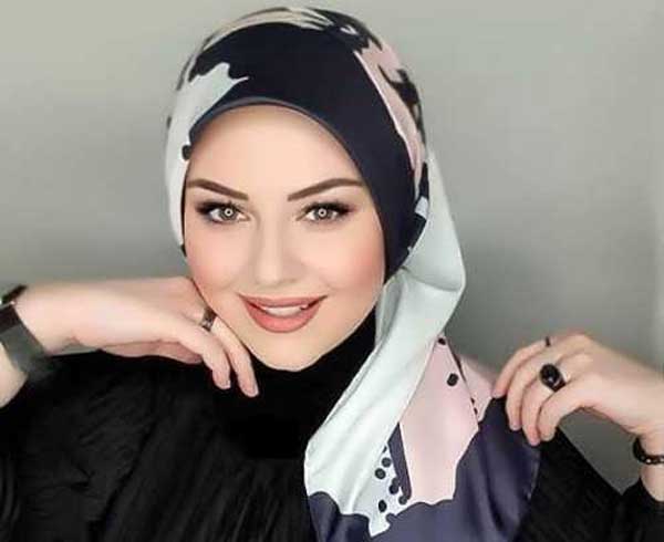 مدل بستن روسری کوتاه با روش های ساده و بسیار زیبا
