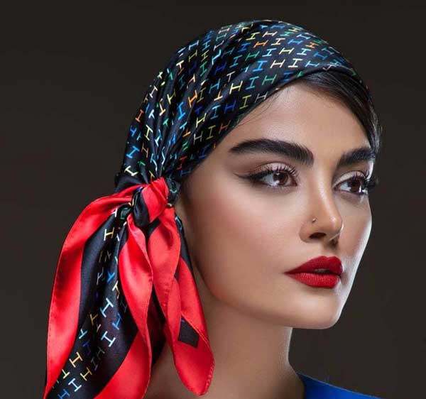 مدل بستن روسری کوتاه با روش های ساده و بسیار زیبا