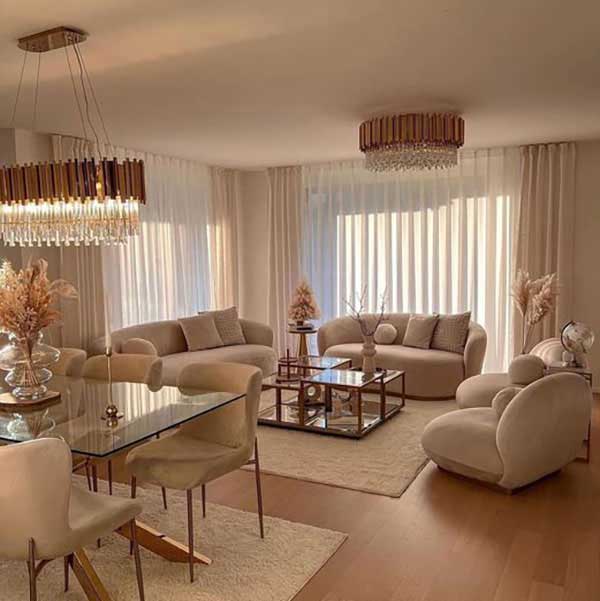 مدل چیدمان منزل عروس با ایده های بسیار خفن و لاکچری