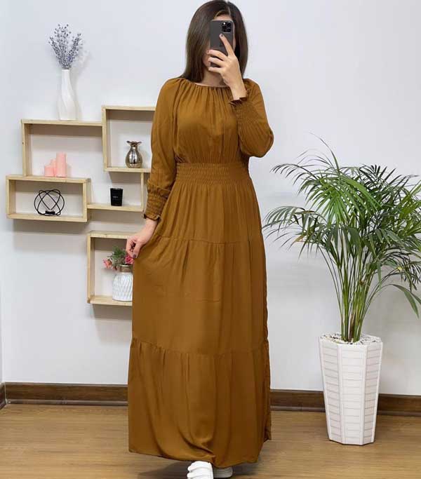 مدل پیراهن زنانه بلند ساده با جدیدترین طرح ها و رنگ ها