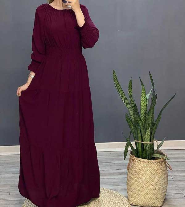 مدل پیراهن زنانه بلند ساده با جدیدترین طرح ها و رنگ ها