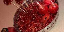 تزیین انار شب یلدا +عمرا تاکنون چنین خلاقیتی را دیده باشی