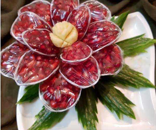 تزیین انار شب یلدا بسیار زیبا و خلاقانه با جدیدترین ایده های یلدایی