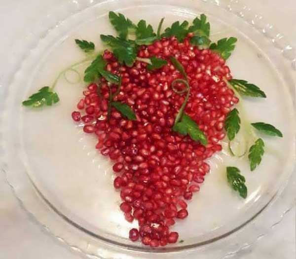 تزیین انار شب یلدا بسیار زیبا و خلاقانه با جدیدترین ایده های یلدایی