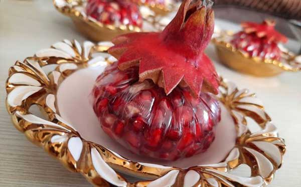 تزیین انار شب یلدا بسیار زیبا و خلاقانه با جدیدترین ایده های یلدایی