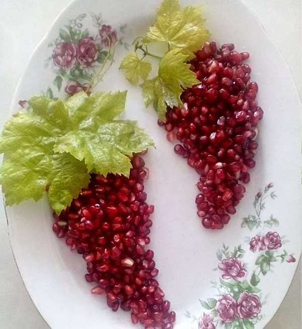 تزیین انار شب یلدا بسیار زیبا و خلاقانه با جدیدترین ایده های یلدایی