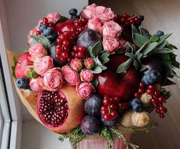 تزیین انار شب یلدا بسیار زیبا و خلاقانه با جدیدترین ایده های یلدایی
