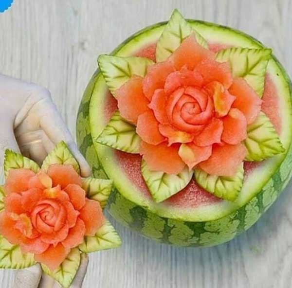 تزیین هندوانه یلدا + زیباترین ایده ها برای تزیین هندوانه شب یلدا 1402
