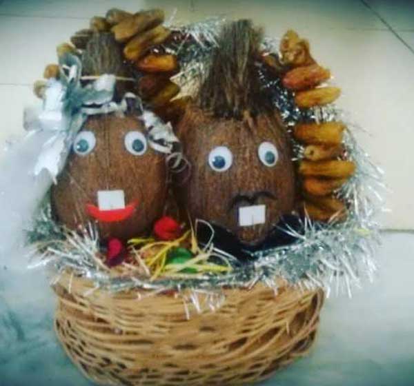 تزیین نارگیل شب یلدا + زیباترین و جدیدترین ایده ها برای تزیین نارگیل یلدا امسال