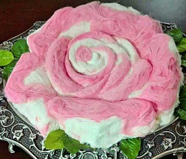 تزیین پشمک شب یلدا با ایده های خلاقانه و بسیار زیبای یلدایی