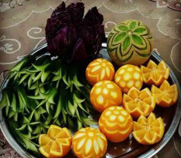 تزیین پرتقال برای شب یلدا با ایده های بسیار زیبا برای یلدا 1402