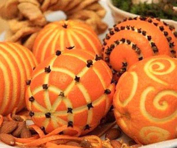 تزیین پرتقال برای شب یلدا با ایده های بسیار زیبا برای یلدا 1402