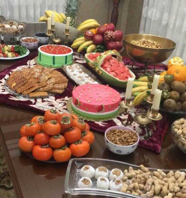 تزیین یلدایی + زیباترین و جدیدترین ایده ها برای تزیین سفره شب یلدا امسال