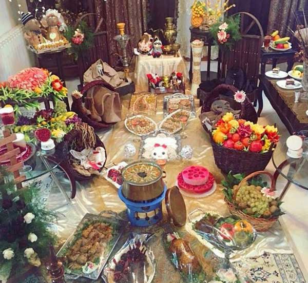 تزیین یلدایی + زیباترین و جدیدترین ایده ها برای تزیین سفره شب یلدا امسال