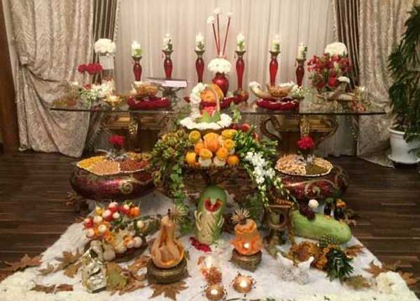 تزیین یلدایی + زیباترین و جدیدترین ایده ها برای تزیین سفره شب یلدا امسال
