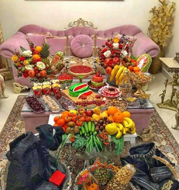 تزیین یلدایی + زیباترین و جدیدترین ایده ها برای تزیین سفره شب یلدا امسال