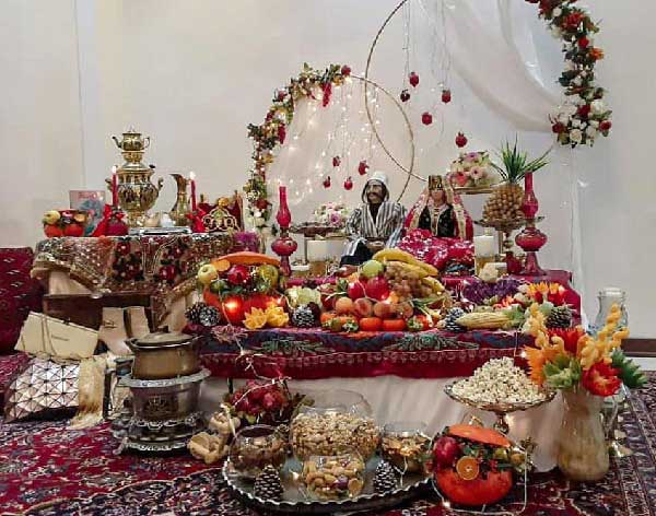 تزیین یلدایی + زیباترین و جدیدترین ایده ها برای تزیین سفره شب یلدا امسال
