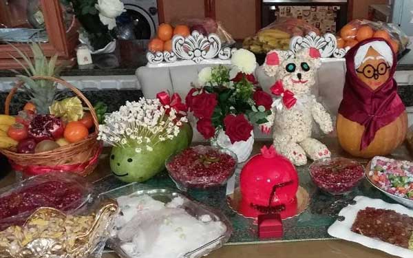 تزیین یلدایی + زیباترین و جدیدترین ایده ها برای تزیین سفره شب یلدا امسال