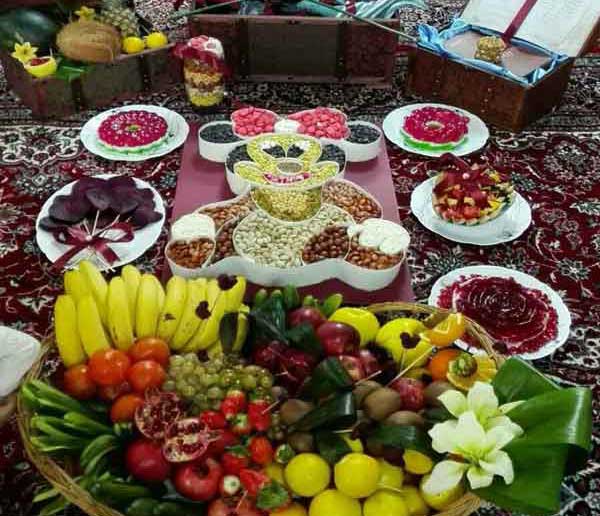 تزیین یلدایی عروس متفاوت ترین ایده ها برای تزیین شب یلدای عروس 1402