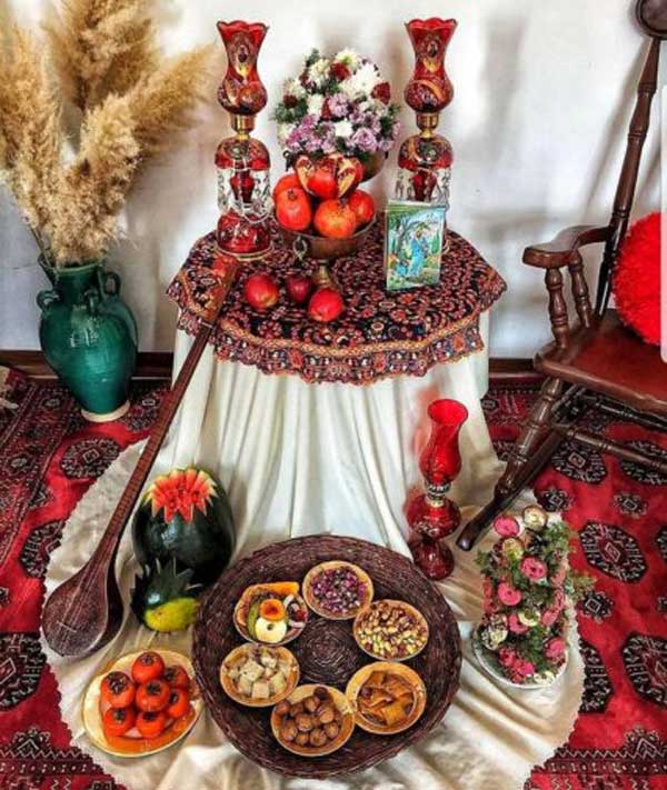 تزیین یلدایی عروس متفاوت ترین ایده ها برای تزیین شب یلدای عروس 1402