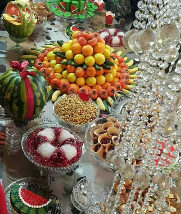 تزیین یلدایی عروس متفاوت ترین ایده ها برای تزیین شب یلدای عروس 1402