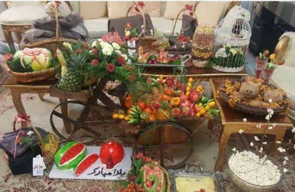 تزیین یلدایی عروس متفاوت ترین ایده ها برای تزیین شب یلدای عروس 1402